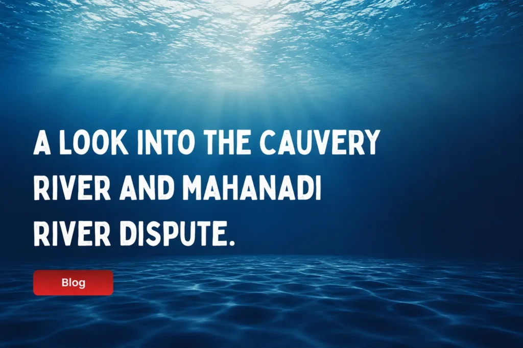 A Look into the Cauvery River and Mahanadi River Dispute.
